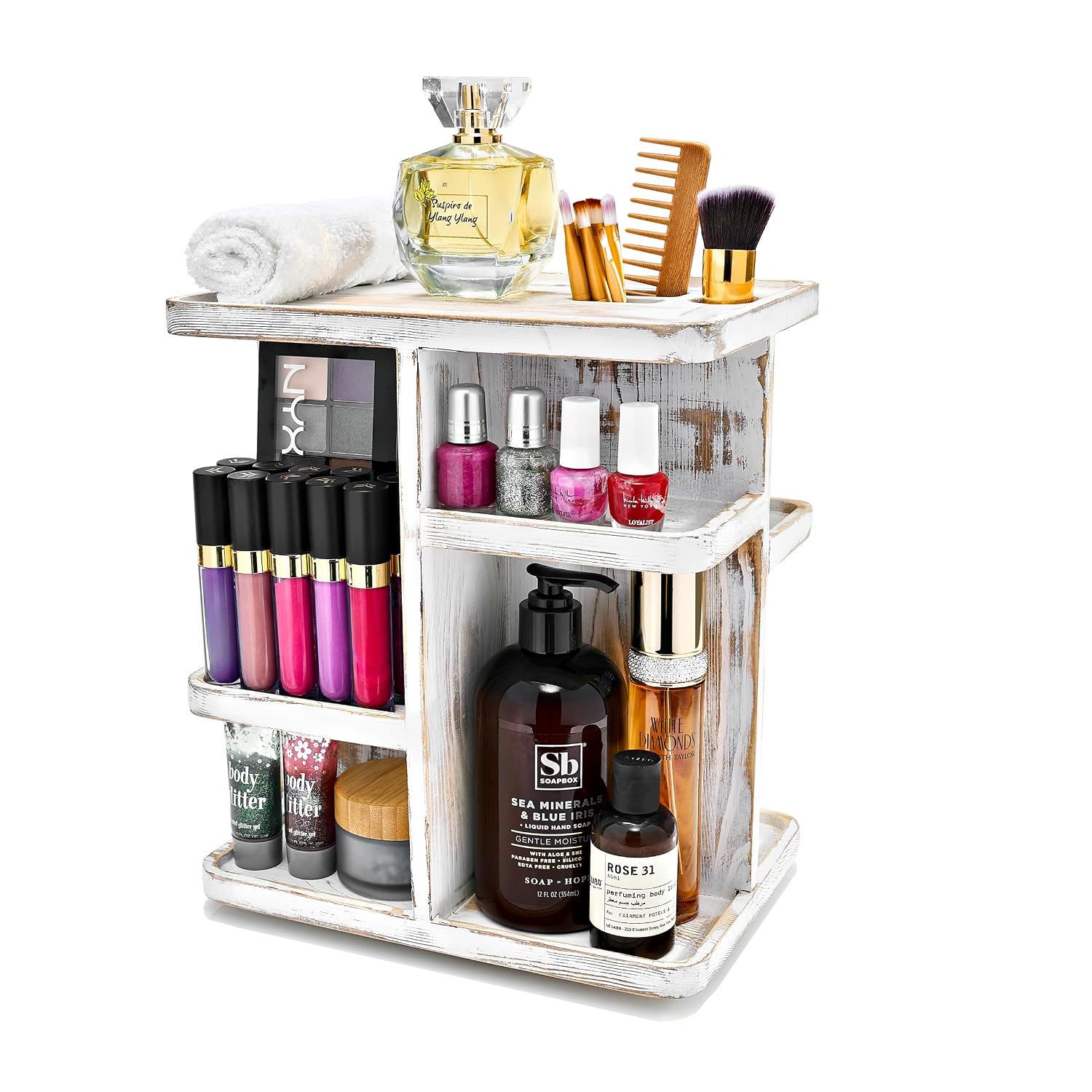 Bamboo Cosmetic Organizer