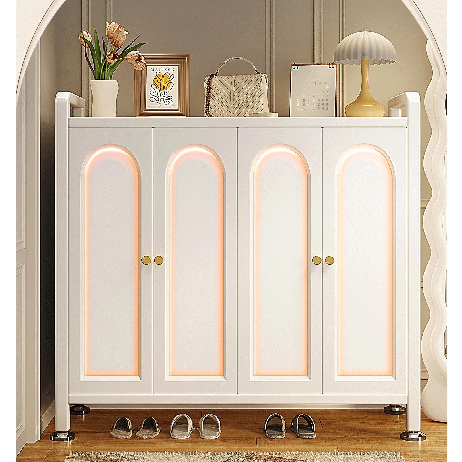Scarpiera for famiglie con arco privato portavasi