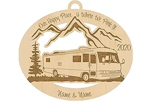 Motorhome Personalized Christmas Ornament: A Festive Keepsake for Adventurous Souls