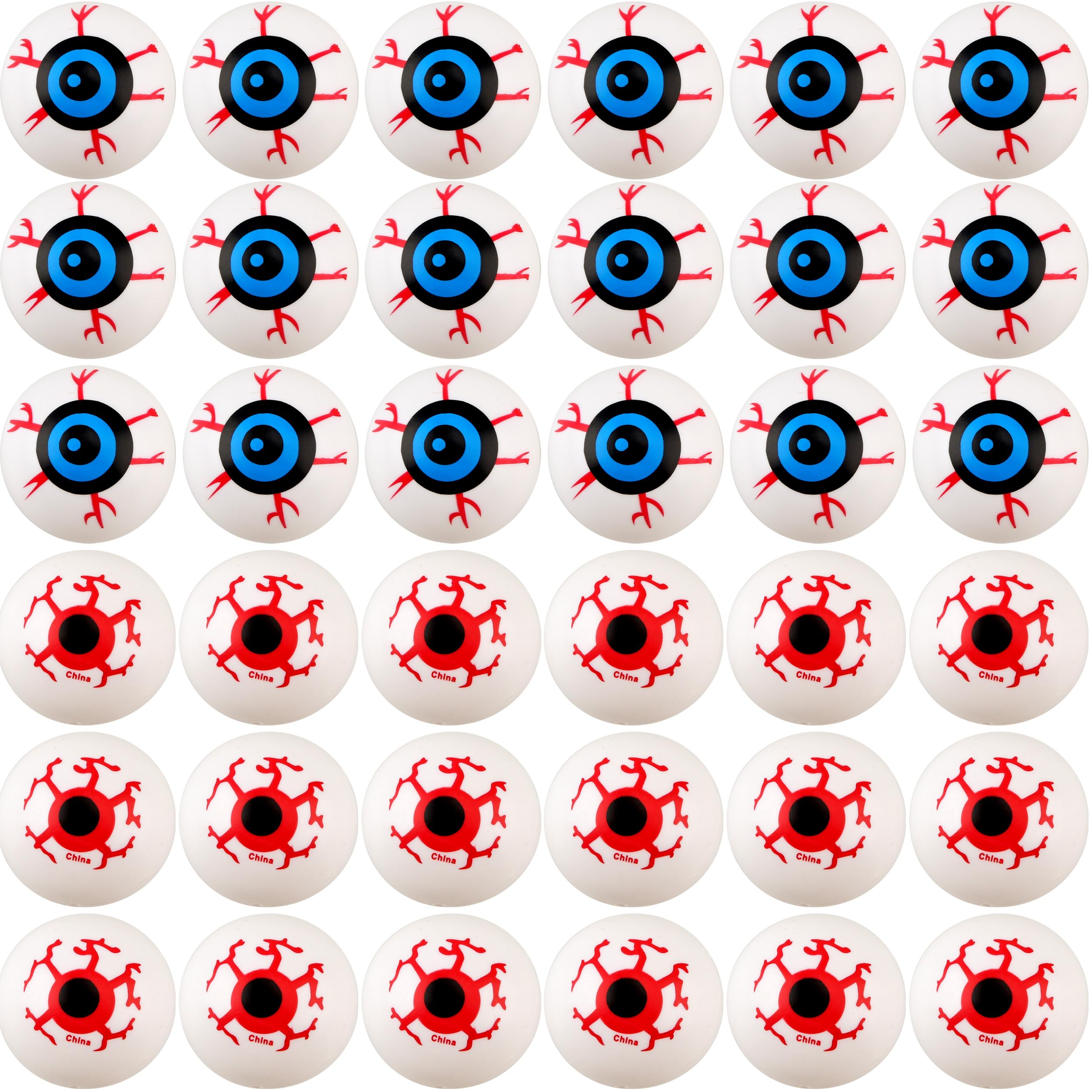 50 Pieces Halloween Fake Eyeballs | Creepy Plastic Eyeball Decorations For Haunted House Party