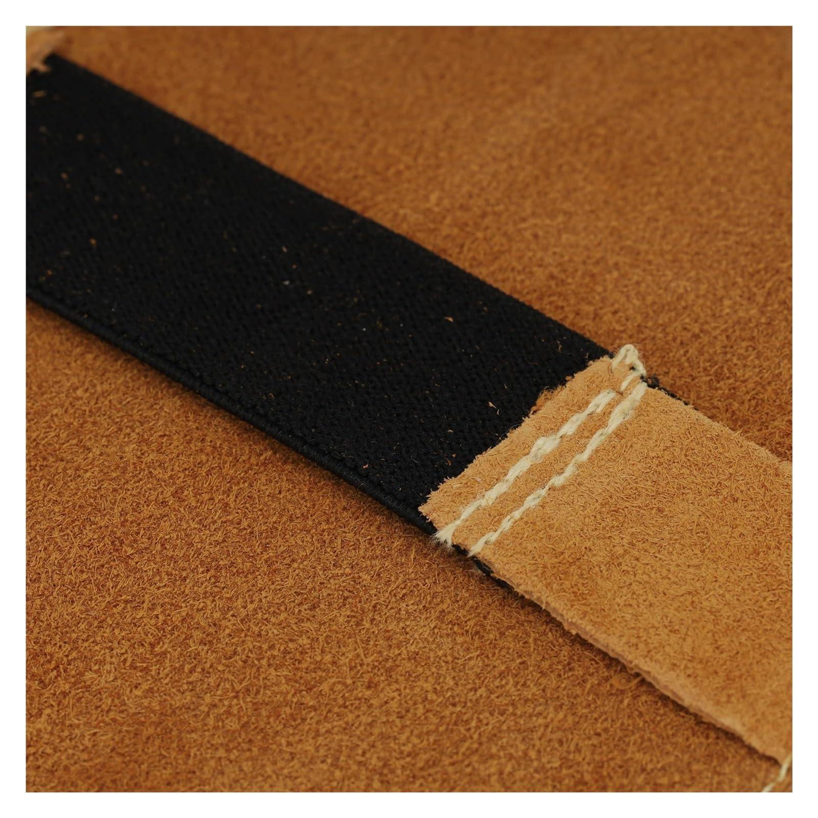 Protección para soldadura, Protector de mano for soldar, almohadilla de mano resistente a altas temperaturas, protector térmico de cuero (capa de aluminio) for corte industrial, caldera