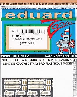1:48 Eduard WWII Steel Luftwaffe Fighter Seatbelt