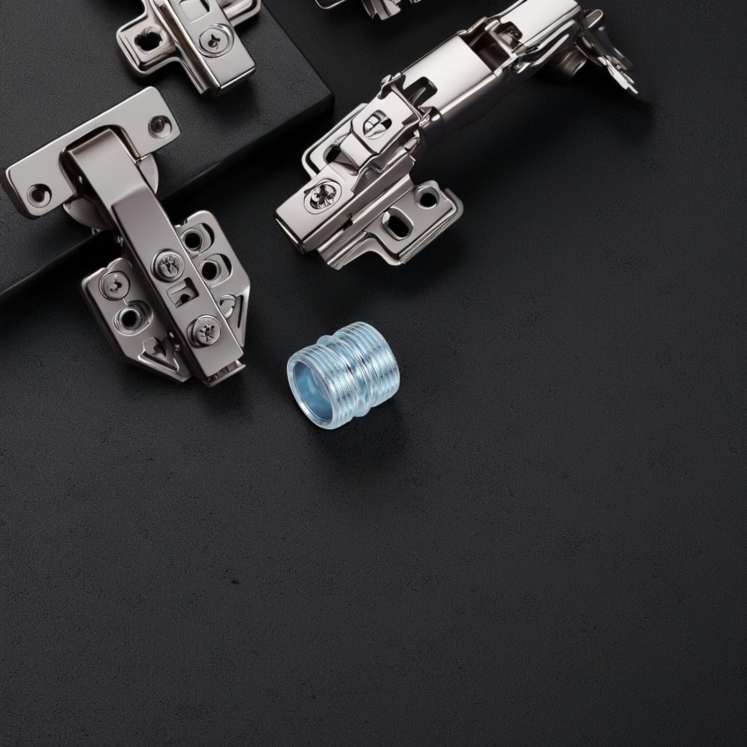 4pcs Double Head Shelf Connector Nuts 23.2mm X 22mm Metal Wire Rack Connectors with 1.5mm Thread Pitch for Storage Shelves and Industrial Rack Assembly