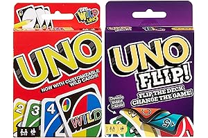 UNO Original and UNO Flip Card Games for Fast-Paced Fun