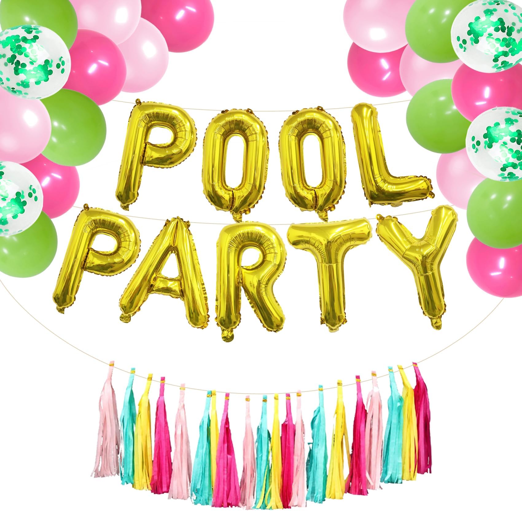 Pool Party Balloons