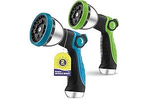 Heavy Duty Dual Garden Hose Nozzles