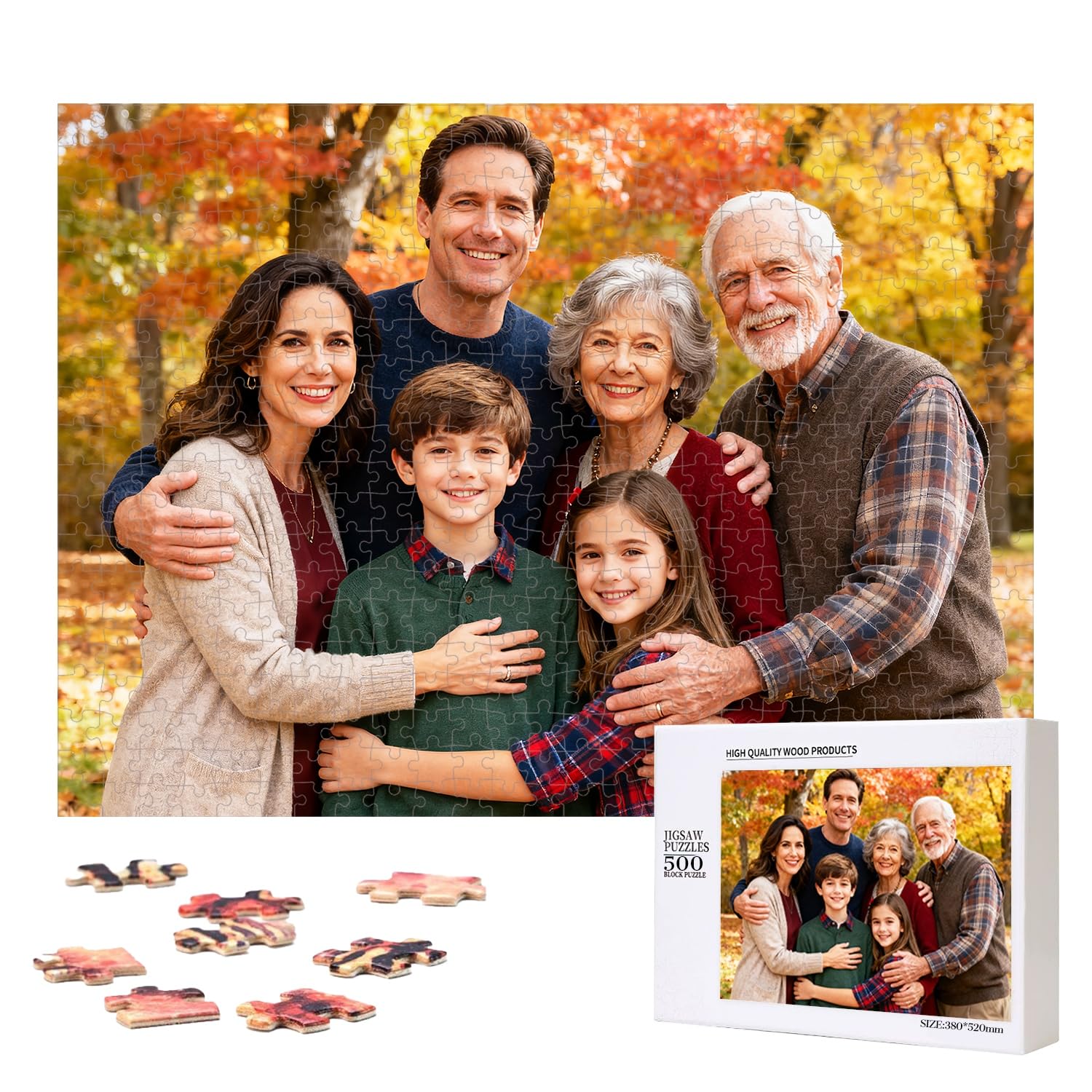 XINYIMAI Custom Photo Puzzle