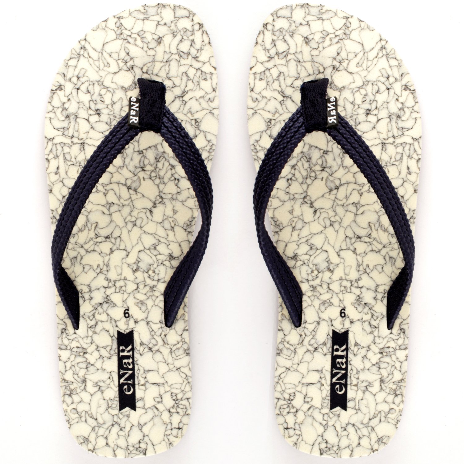 eNaR Womens White Color Flip-Flops and House Slippers (B079YV3YPX) Amazon Price History, Amazon Price Tracker