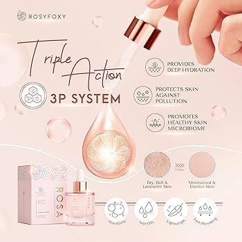 Amazon.com: RosyFoxy Rosa Hyaluronic Acid Serum for Face