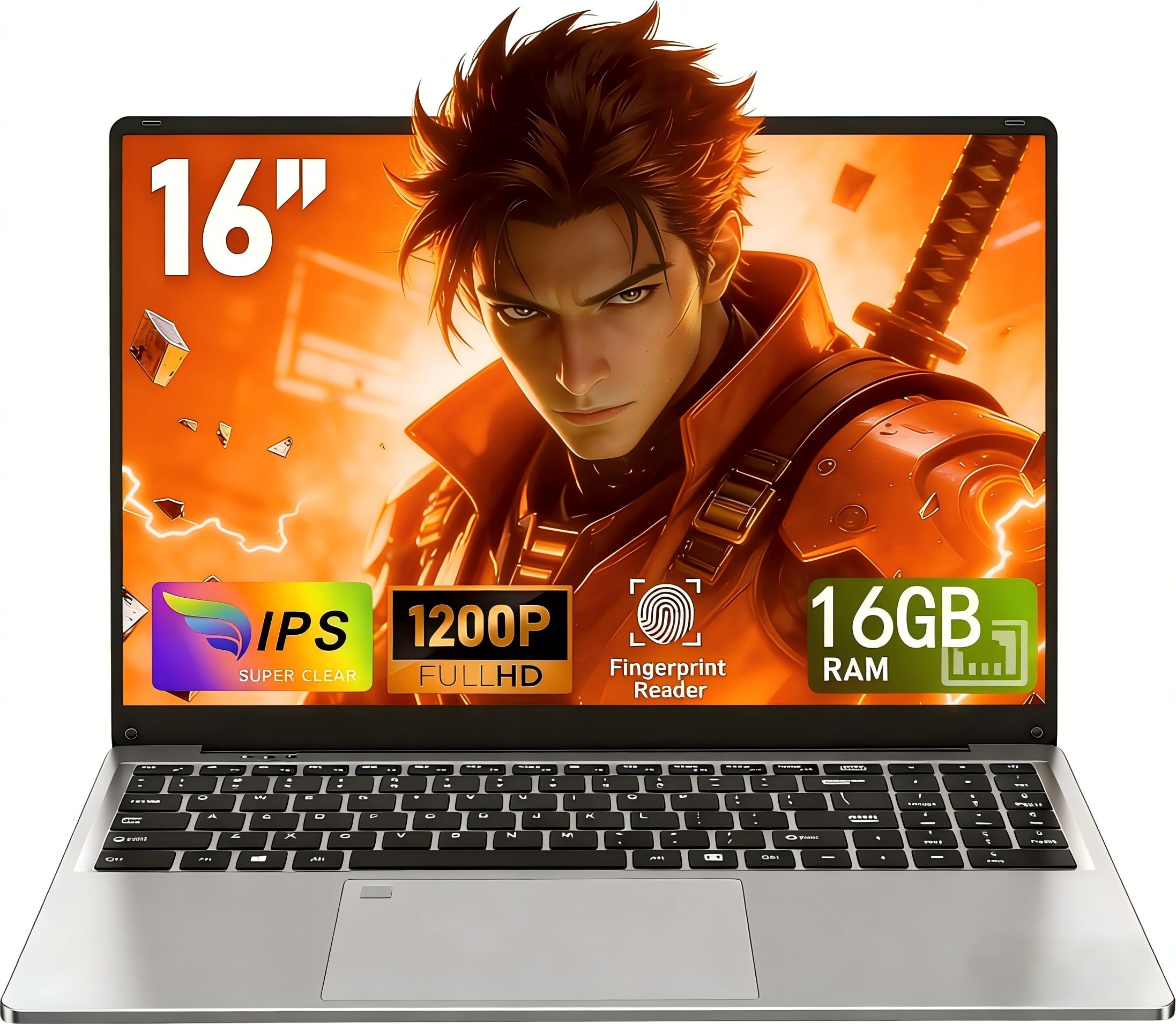 schermo portatile 16 pollici 16 gb ram 1 tb ssd grigio