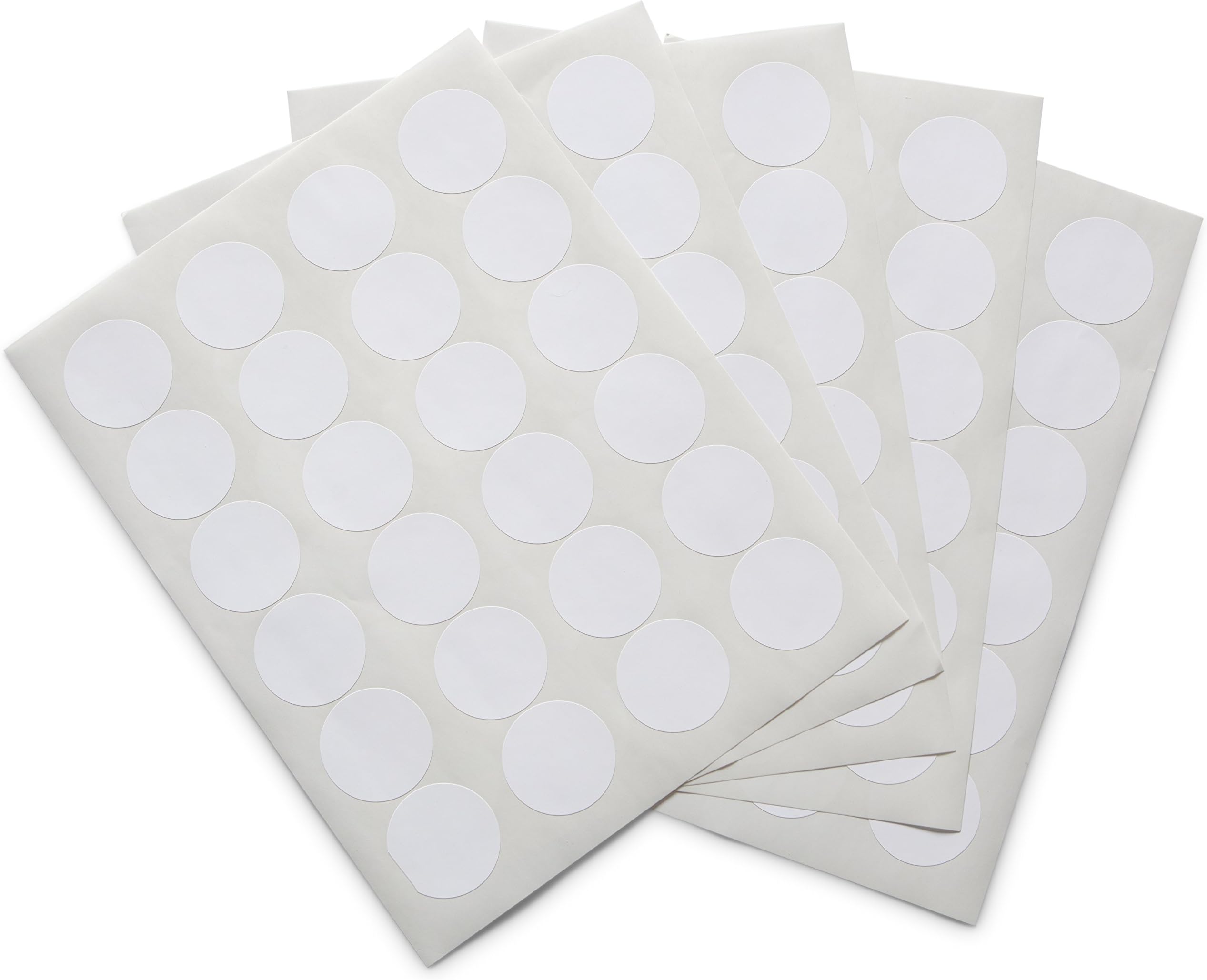 Waterproof Essential Oil Labels, 120 Circles, 1.67 Inches, Oil Proof, Highly Durable Blank Stickers