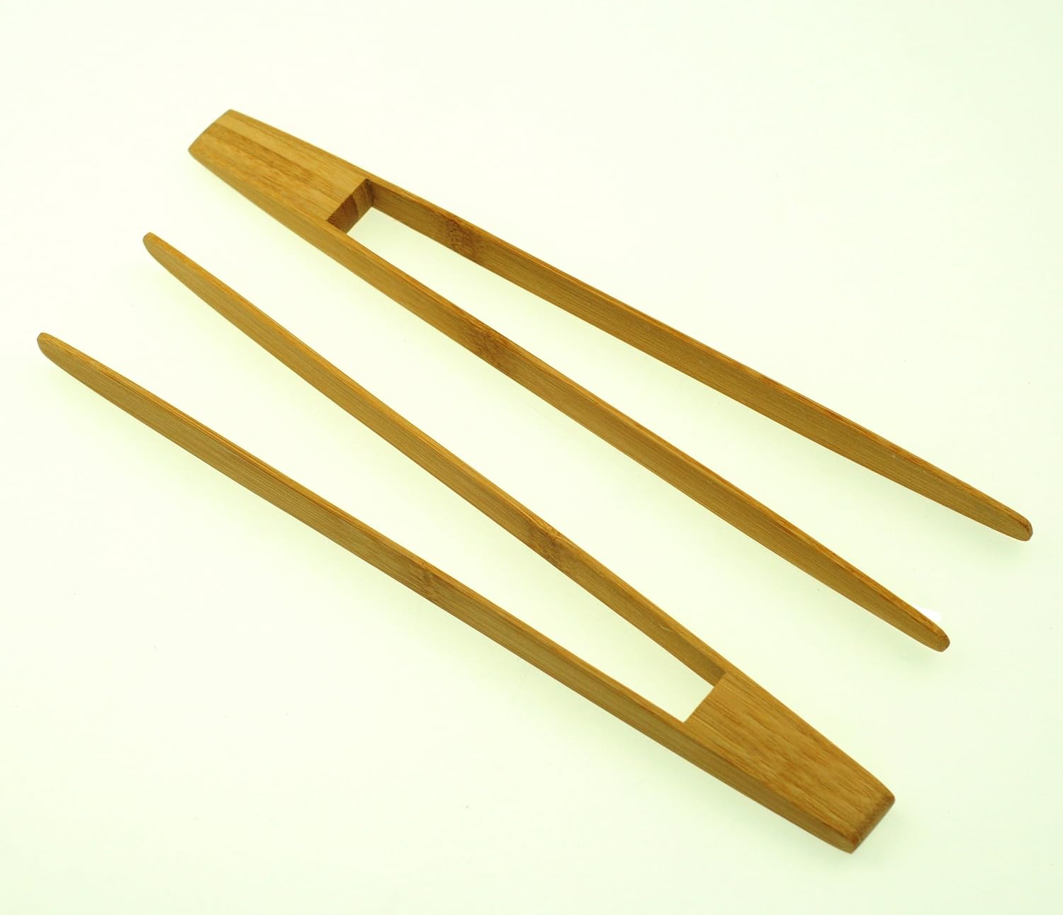 BeBeFun Bamboo Food Tongs Set/ Toaster Tongs Set. 2pcs in