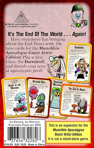 Miniatura 3 de Steve Jackson Games Munchkin Apocalypse 2 Edición Artista Invitado Len Peralta