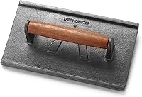 Vista 7 de Outset Hierro fundido, 8 x 8 x 3.25 pulgadas, prensa redonda para parrilla