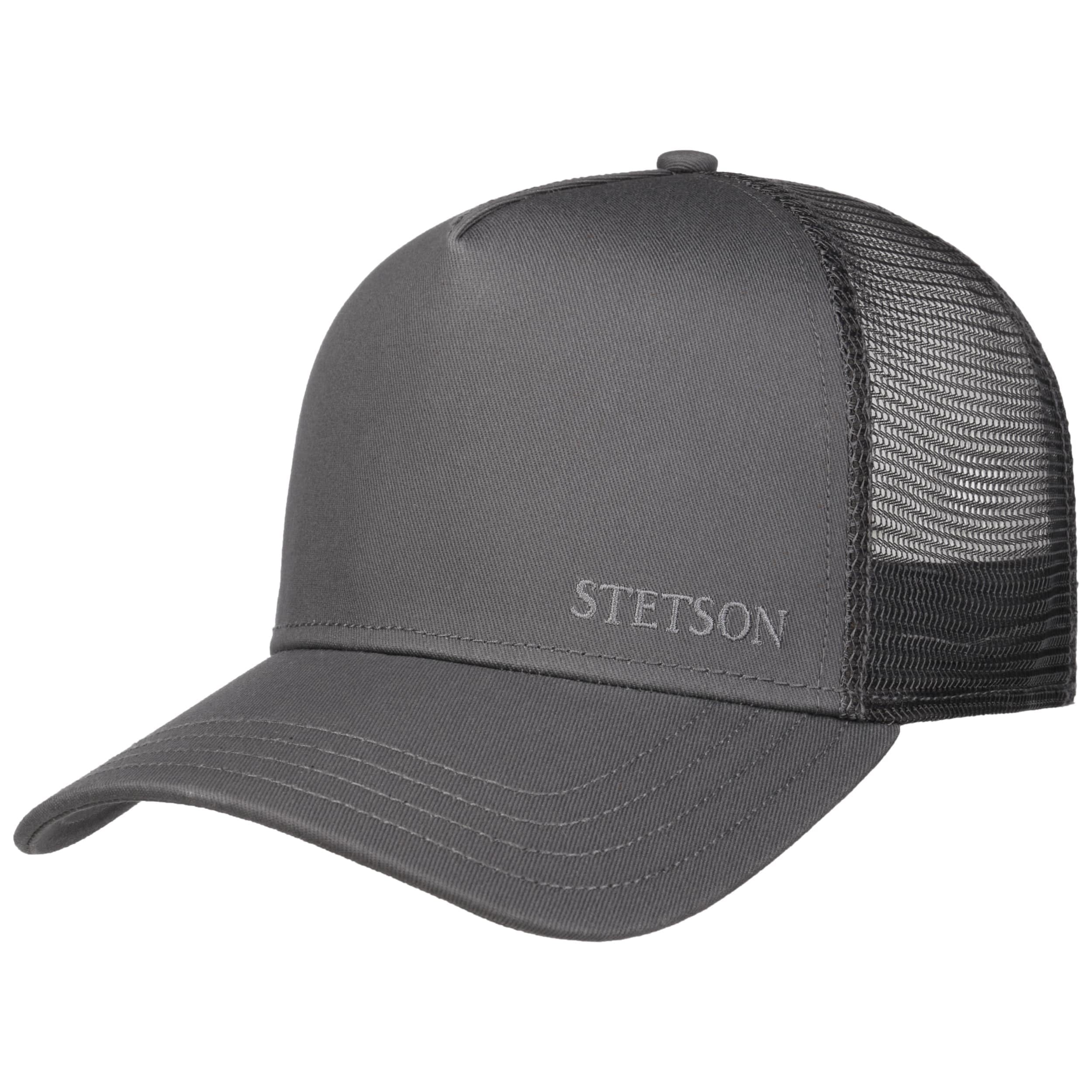 Stetson Classic Trucker Cap Snapback Unisex Summer Grey