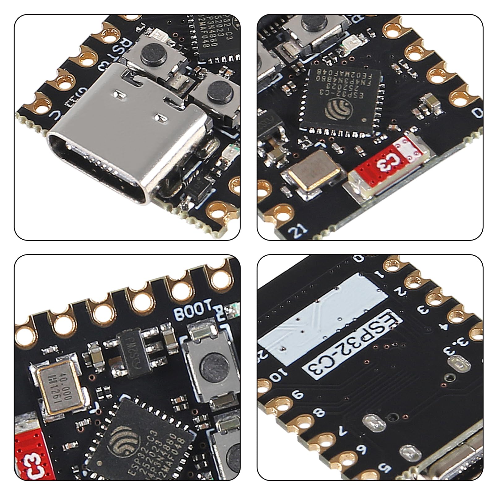 5 placas de desarrollo ESP32 ESP32-C3 ESP32 C3 Mini WiFi Bluetooth 160MHz frecuencia de funcionamiento 2.4GHz Wi-Fi y Bluetooth 5.0 para Arduino