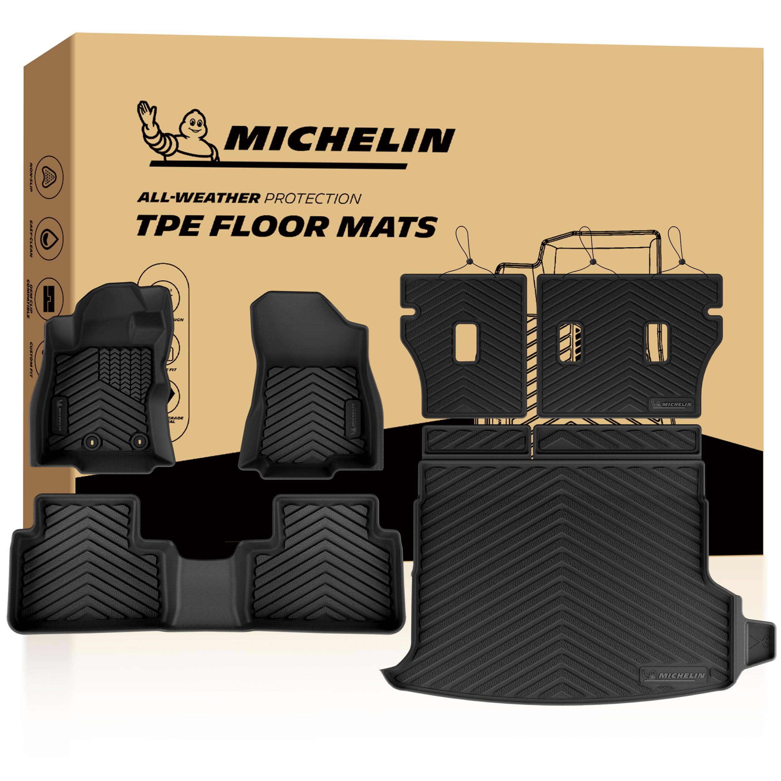 Michelin Vehicle Mats for 2025-2026 Subaru Forester Hybrid (6 Piece)