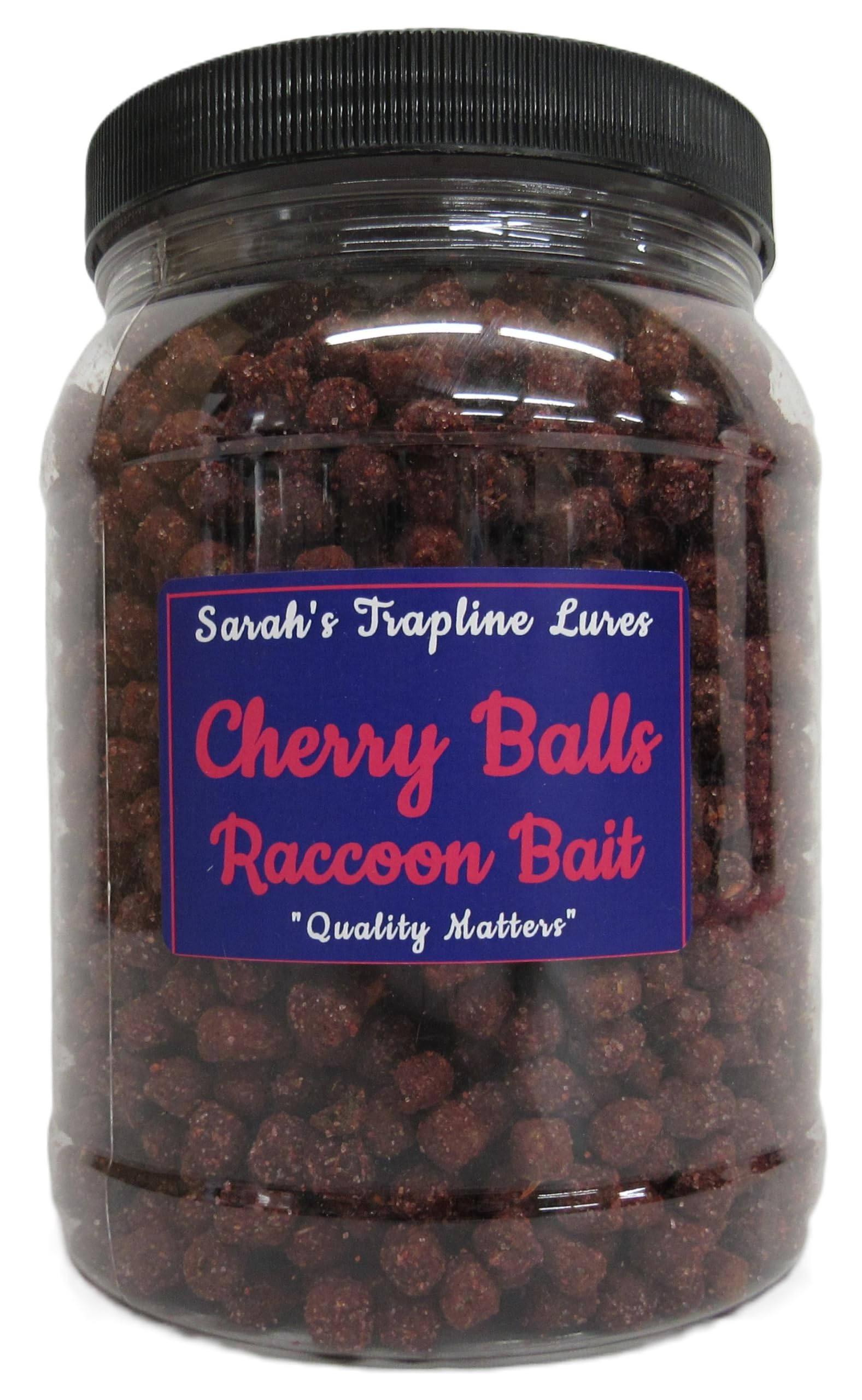 Cherry Balls Raccoon Bait DP Nuggets SheTraps 1/2 Gallon Trapping Supplies