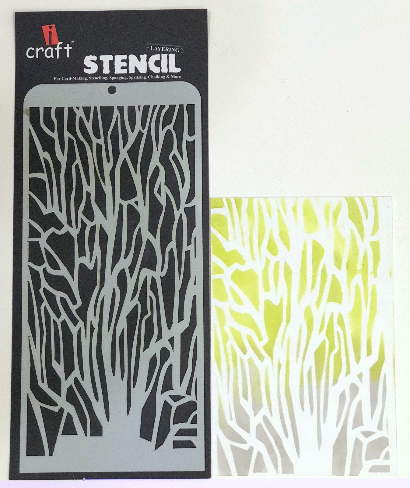 I Craft Stencil Regal Roots i-8534