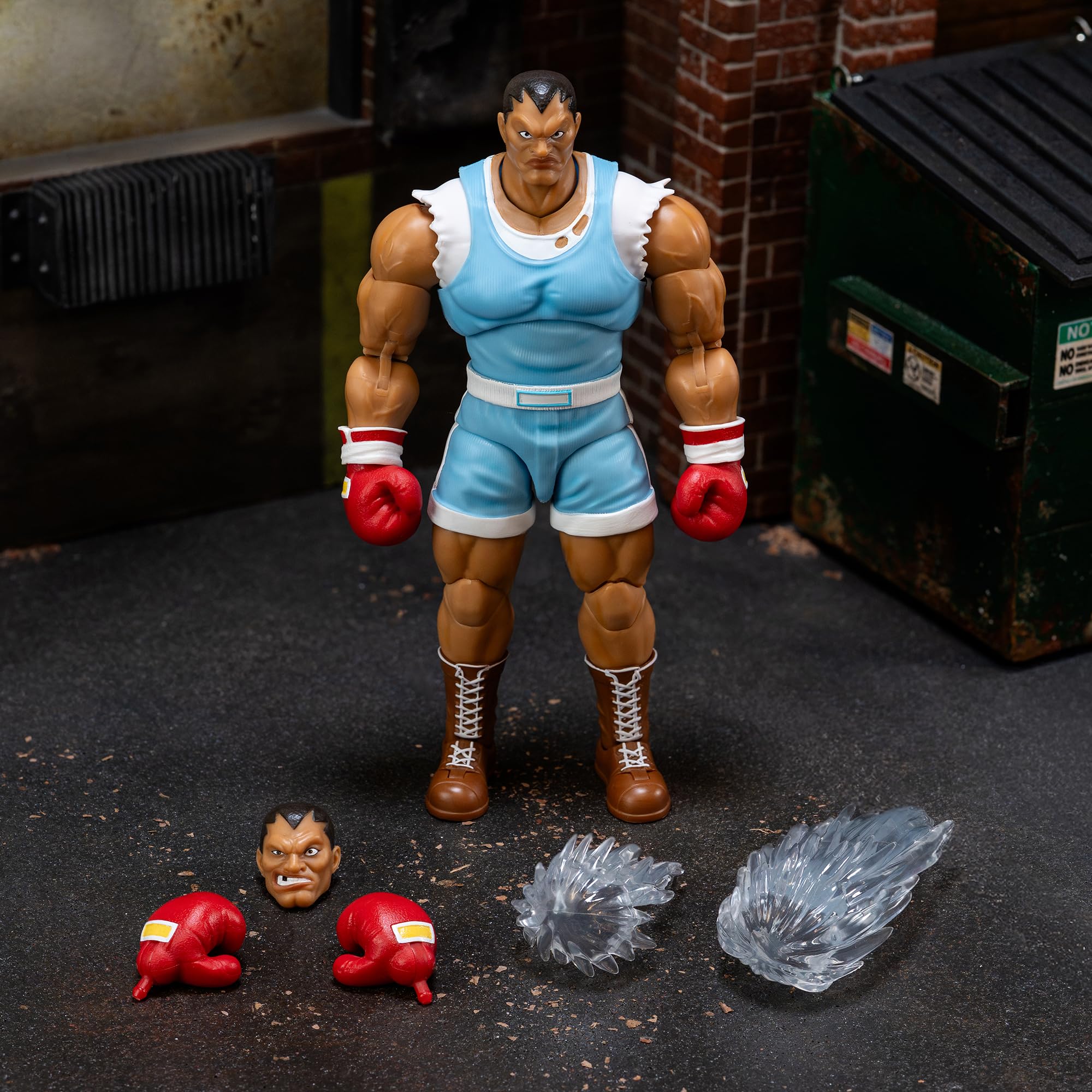 Jada Street Fighter Figurka Balrog 17 cm Przegubowa z wymiennymi akcesoriami Figurka kolekcjonerska 13 lat (9335741314R00)