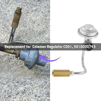 منظم غاز 1 رطل لـ Coleman Roadtrip Grill Regulator ، متوافق مع Coleman Regulator Assembly C001 ، 5010000743. 9942A5251