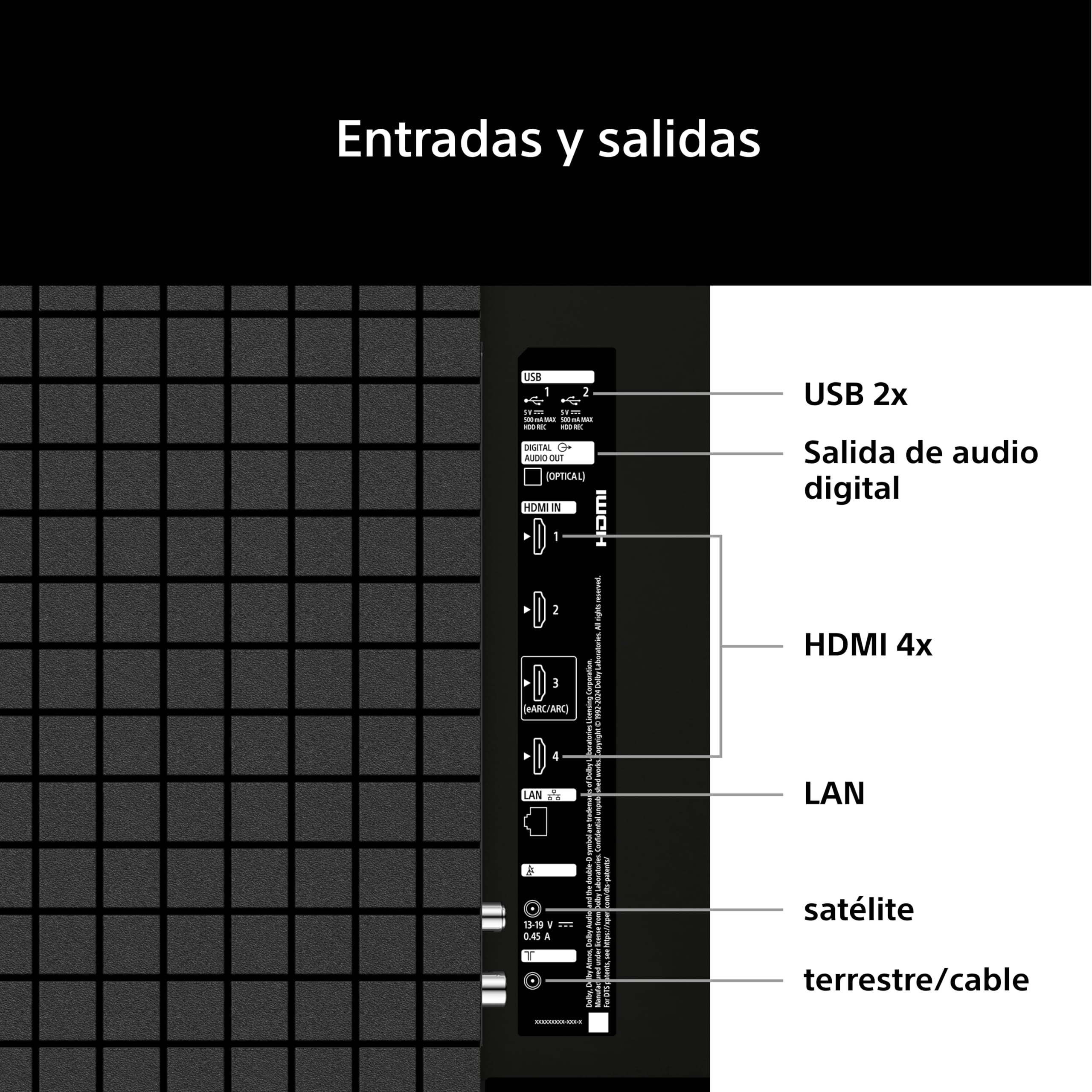 Sony BRAVIA 2 II 55 Pulgadas TV 4K Smart TV (Google TV), Procesador X1, Escalado 4K, Dolby Atmos y DTS:X, Compatible con PS5, 50S20M2, Modelo 2026
