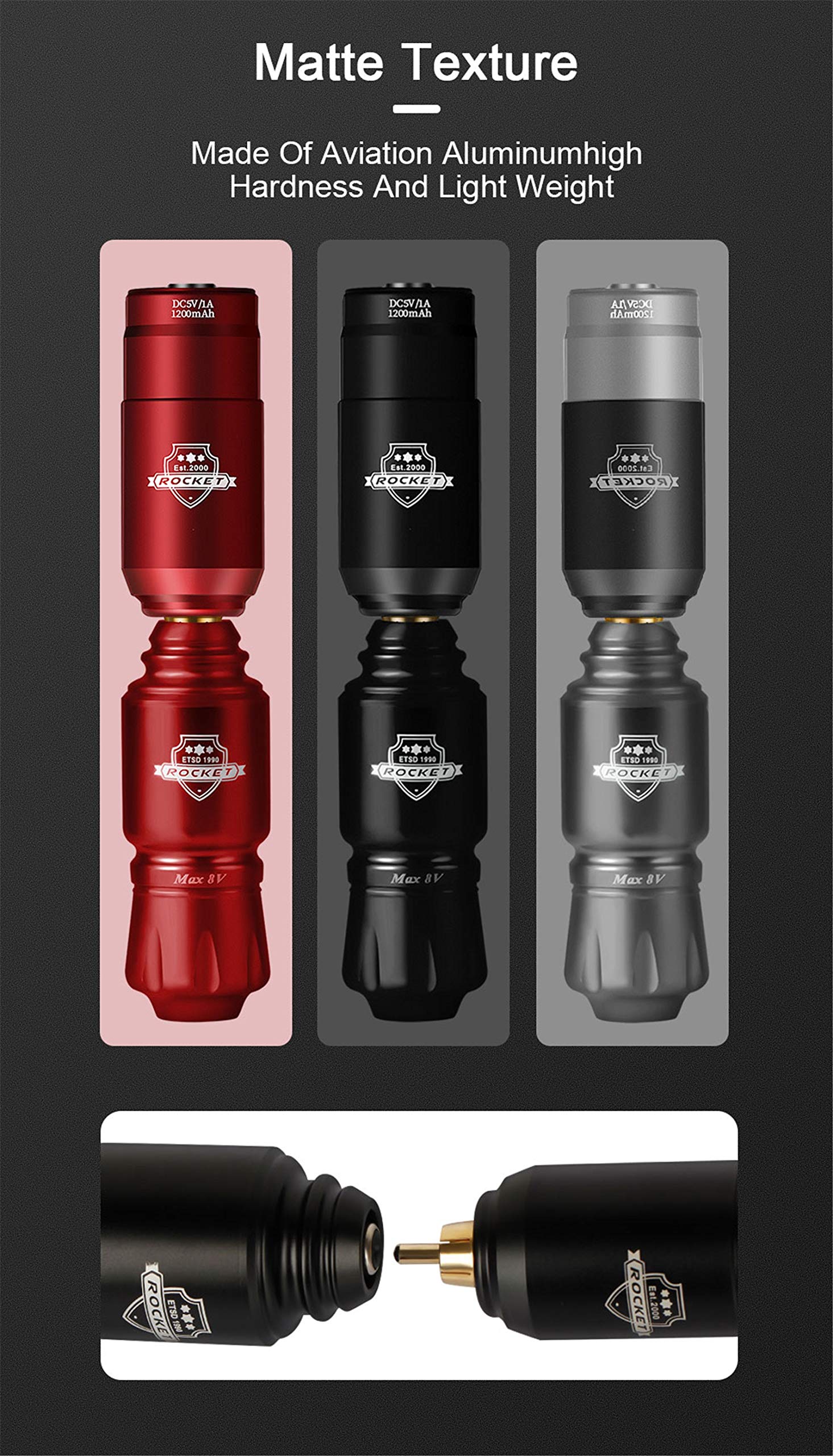 Amazon.com: Mini Rocket Tattoo Machine Set Japan Motor Tattoo