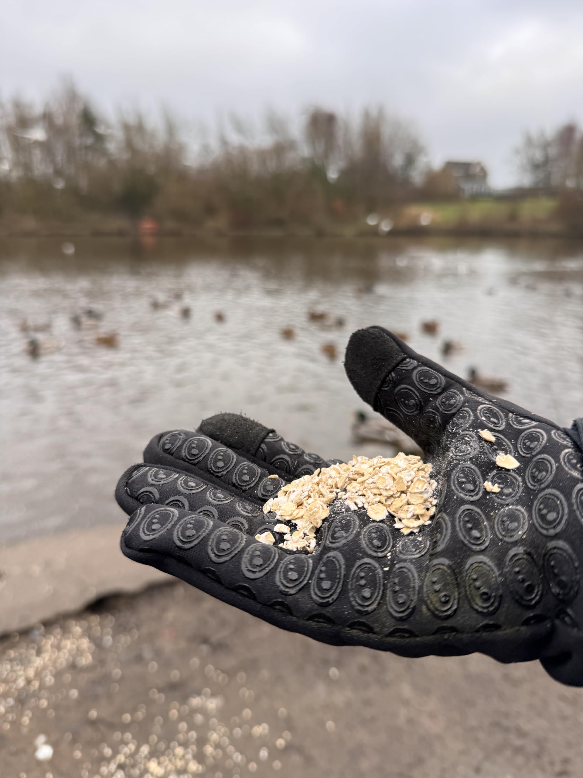 OPTIMUM Aqua Waterproof Thermal Sports Gloves Touch Screen Sensitive Finger