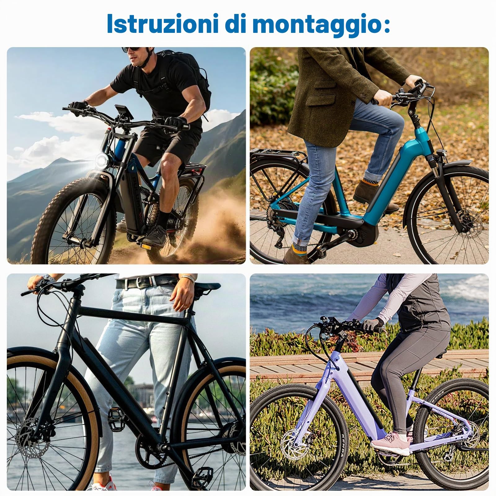 Batteria per Bici Elettrica 36V 15Ah con Caricatore, Compatibile con Farfrees F28 Pro/Torpado Venere T268, Reention Eel PRO