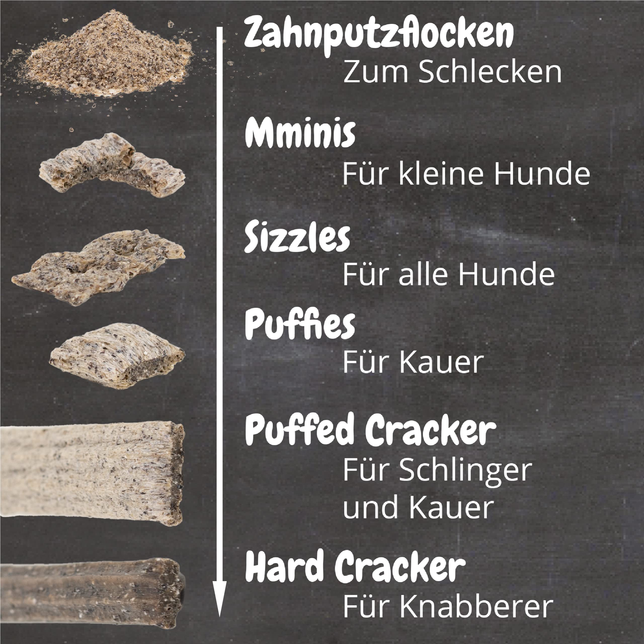 QCHEFS CHEESIES Hundeleckerli bei Mundgeruch, Zahnfleischentzündung als Zahnsteinentferner durch natürlich antibakterielle Zahnpflege ohne Dentalspray oder Zahnbürste für die Gesundheit