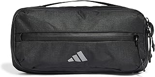 شنطة ظهر ديداس اي بي / سيست. شنطة كتف كروس لصالة الألعاب الرياضية والتدريب، لون أسود وفضي عاكس للرجال والنساء