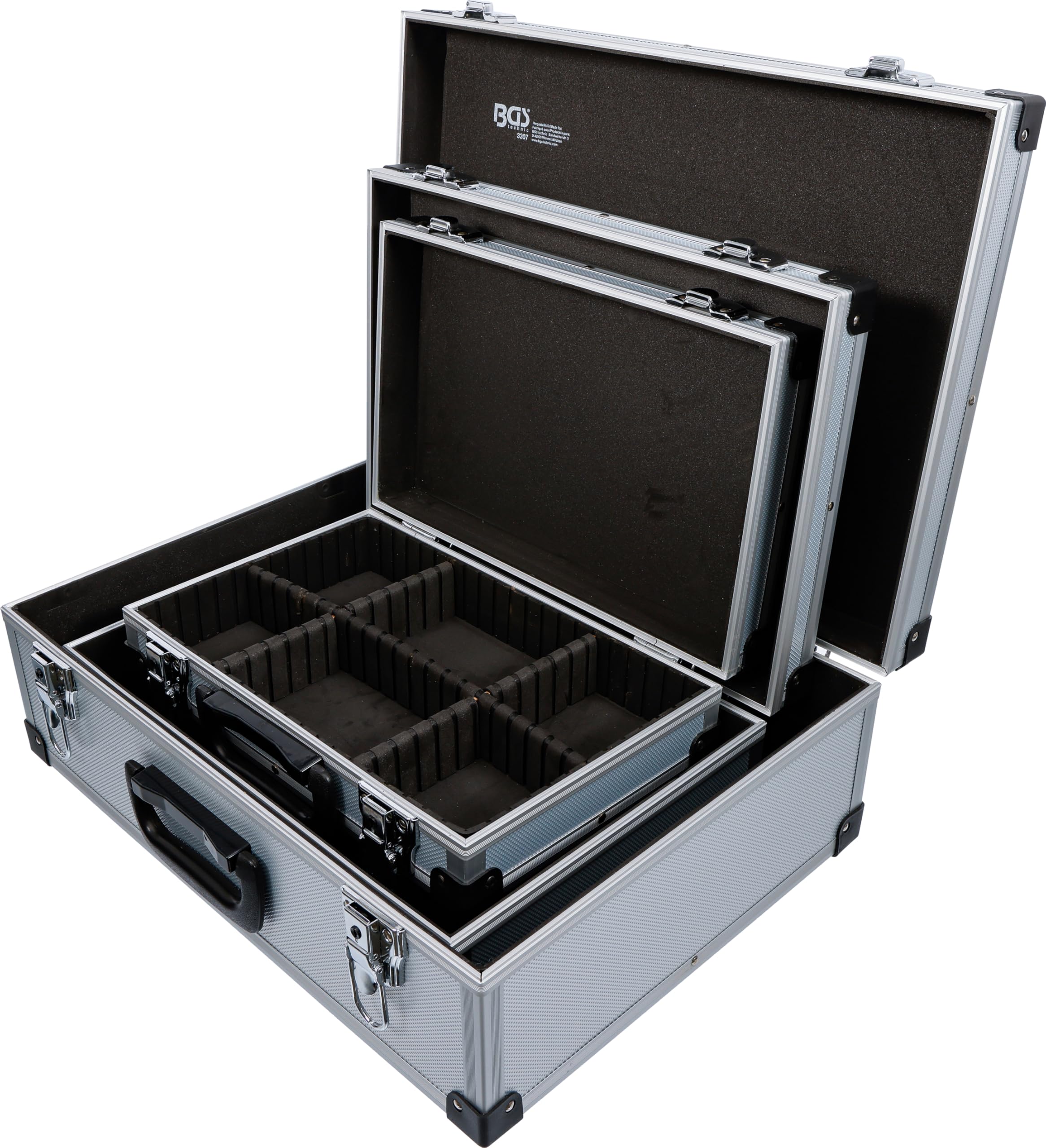 BGS 3307 | Set valigetta in alluminio | 3 pz.