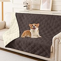 Vista 73 de hyha - Manta impermeable para cama de perro, mantas suaves para mascotas, funda impermeable para sofá para perros, fundas reversibles lavables