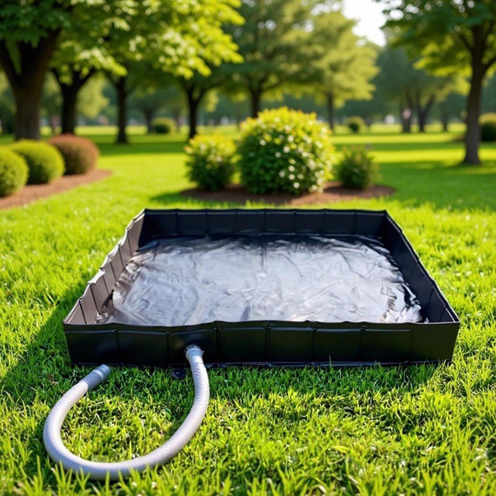 Robusta struttura in PVC, attrezzatura da bagno, vasca di scarico con tubo flessibile | Robusta struttura in PVC, attrezzatura da bagno, vasca di scarico con forma flessibile, soluzione da campeggio per auto