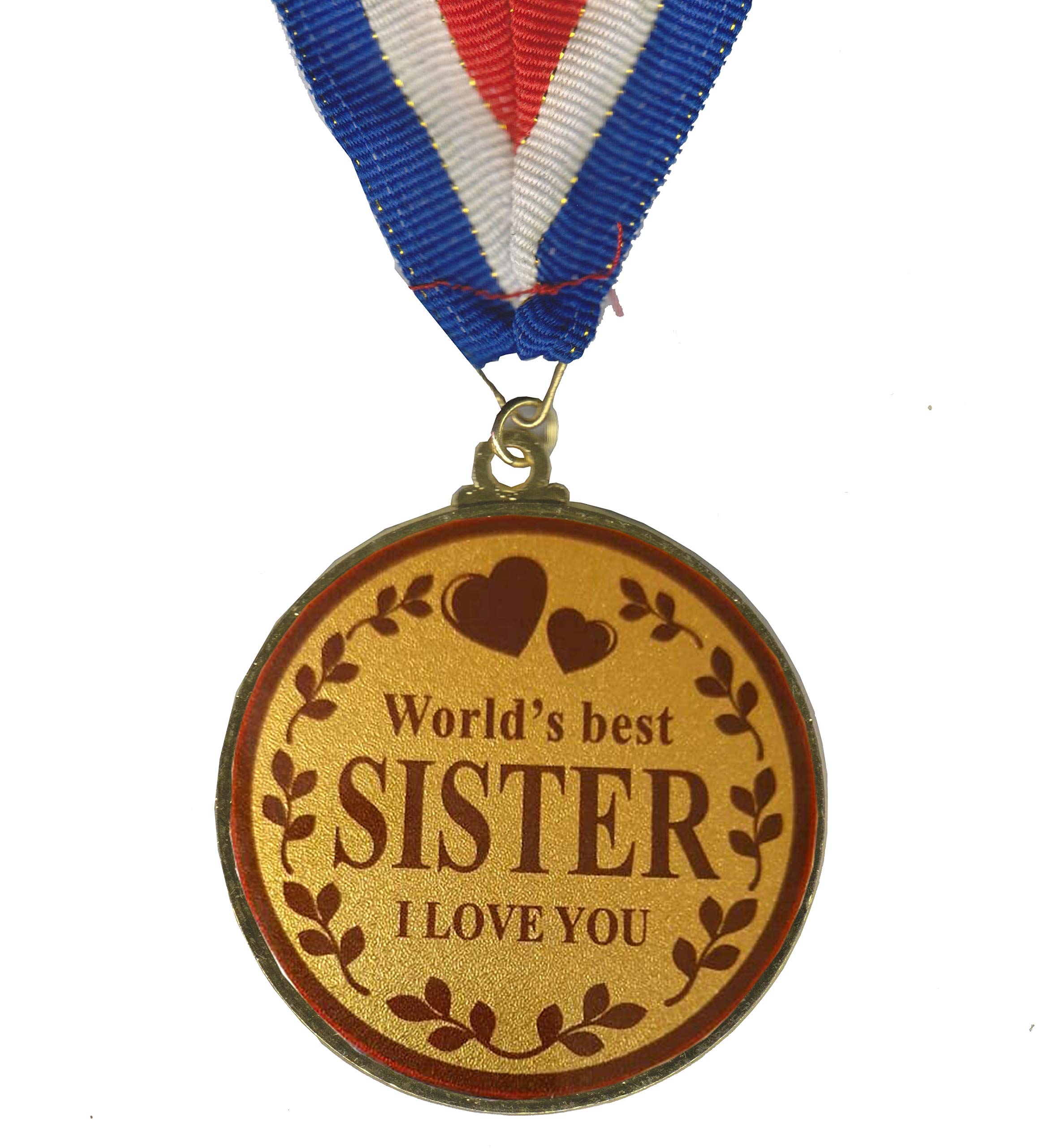 Atpata Funky Worlds Best Sister Gold Medal (B014J7XUSI) Amazon Price History, Amazon Price Tracker