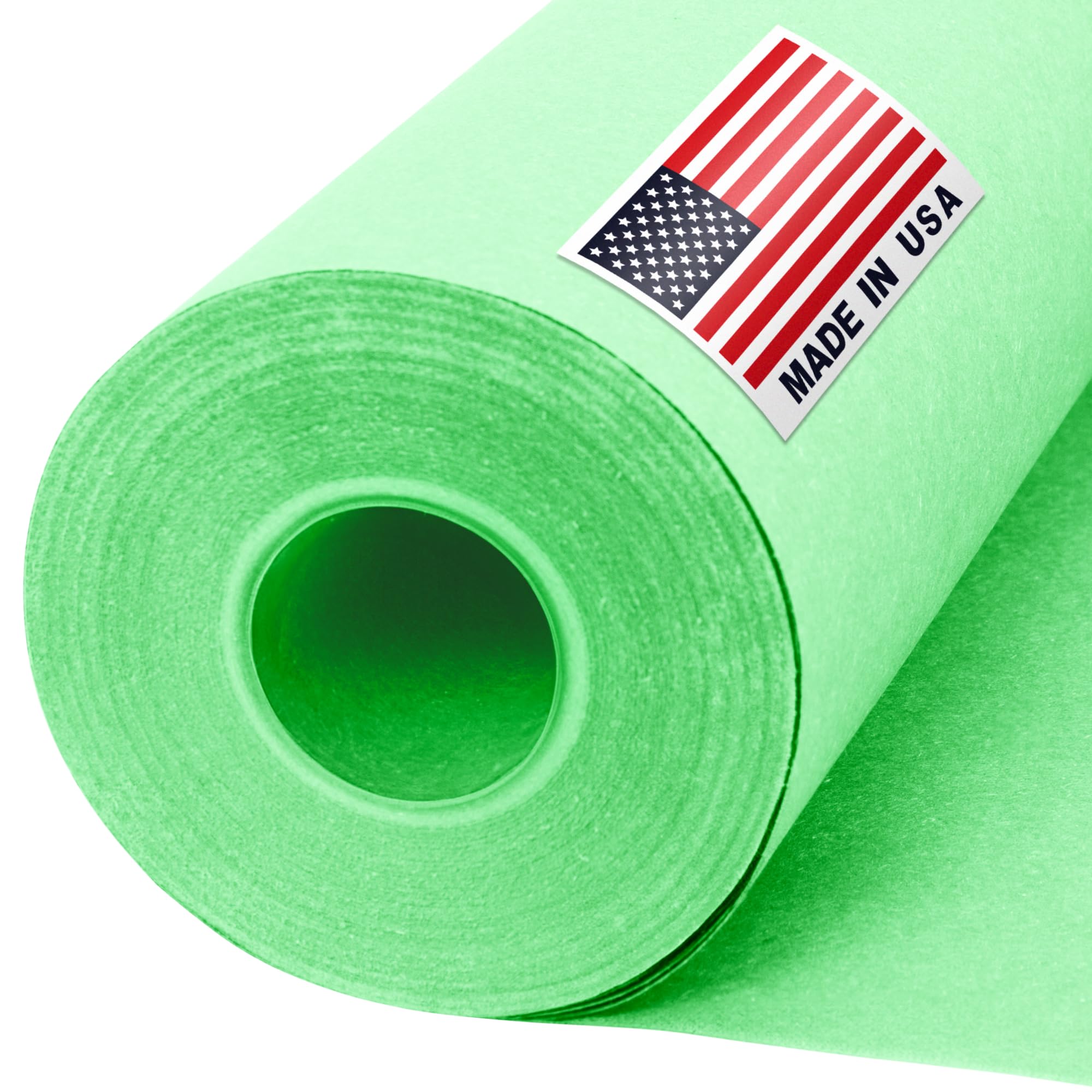 Paclord 36" x 1200" (100 ft) Light Green Kraft Paper Roll
