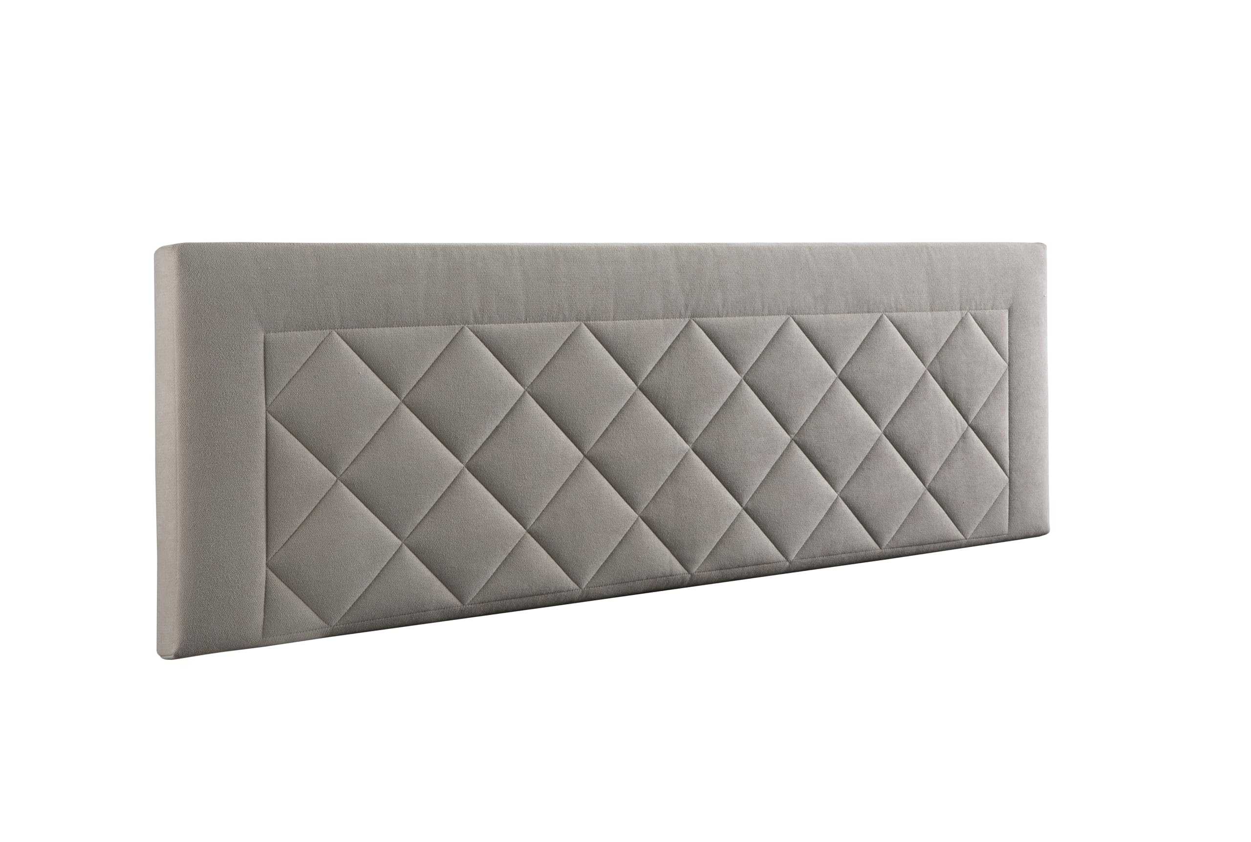 Cabecero Tapizado para Cama 135 Cm Domus | Anclaje a Pared | Cabezal Acolchado | Microfibra AquaClean Beige (145 x 50 x 7 cm)