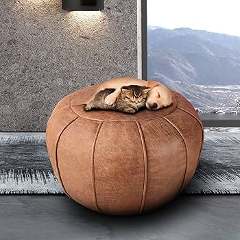 モロッコ製★ハンドメイドプフカバー×2個 モロッコプーフカバーハソック収納オットマンクッションカバー