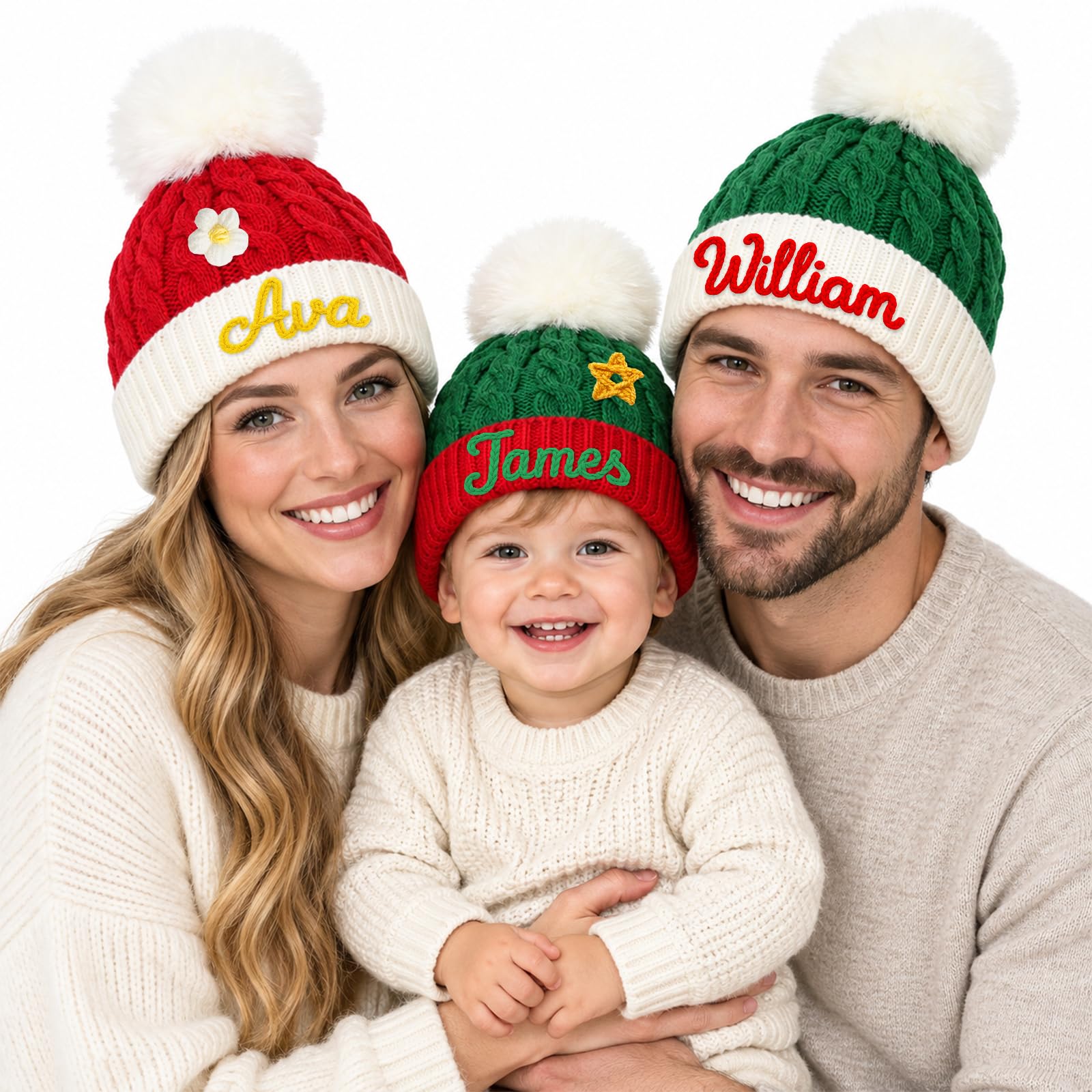 Custom Santa Hat for Adult Kids Personalized Gift Christmas Hats