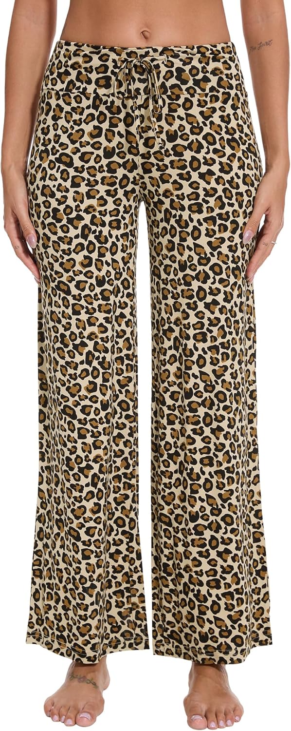 Women's Pajama Pants Casual Pajama Pant Soft Knit Yoga Bottoms Pj Bottom S-XXL - Image 4