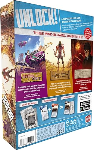 Miniatura 2 de Juego de cartas de aventuras legendarias: aventura cooperativa inspirada en la sala de escape, divertido juego familiar para niños y adultos, a