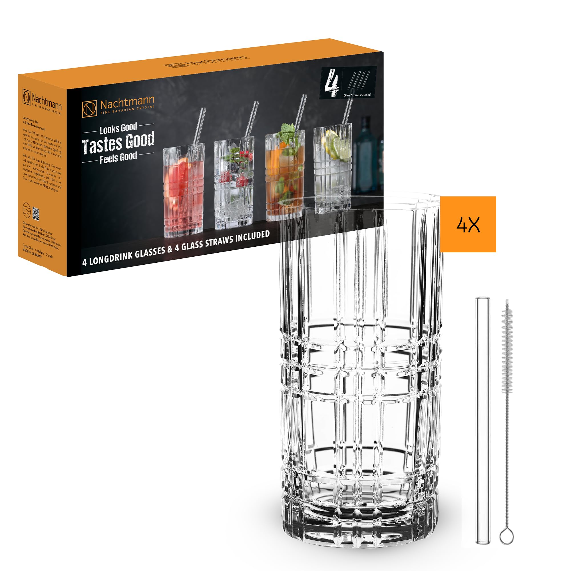 Aspen Longdrinkglazen 309 ml. (set van 4 stuks) - Shop | De Officiële Dealer