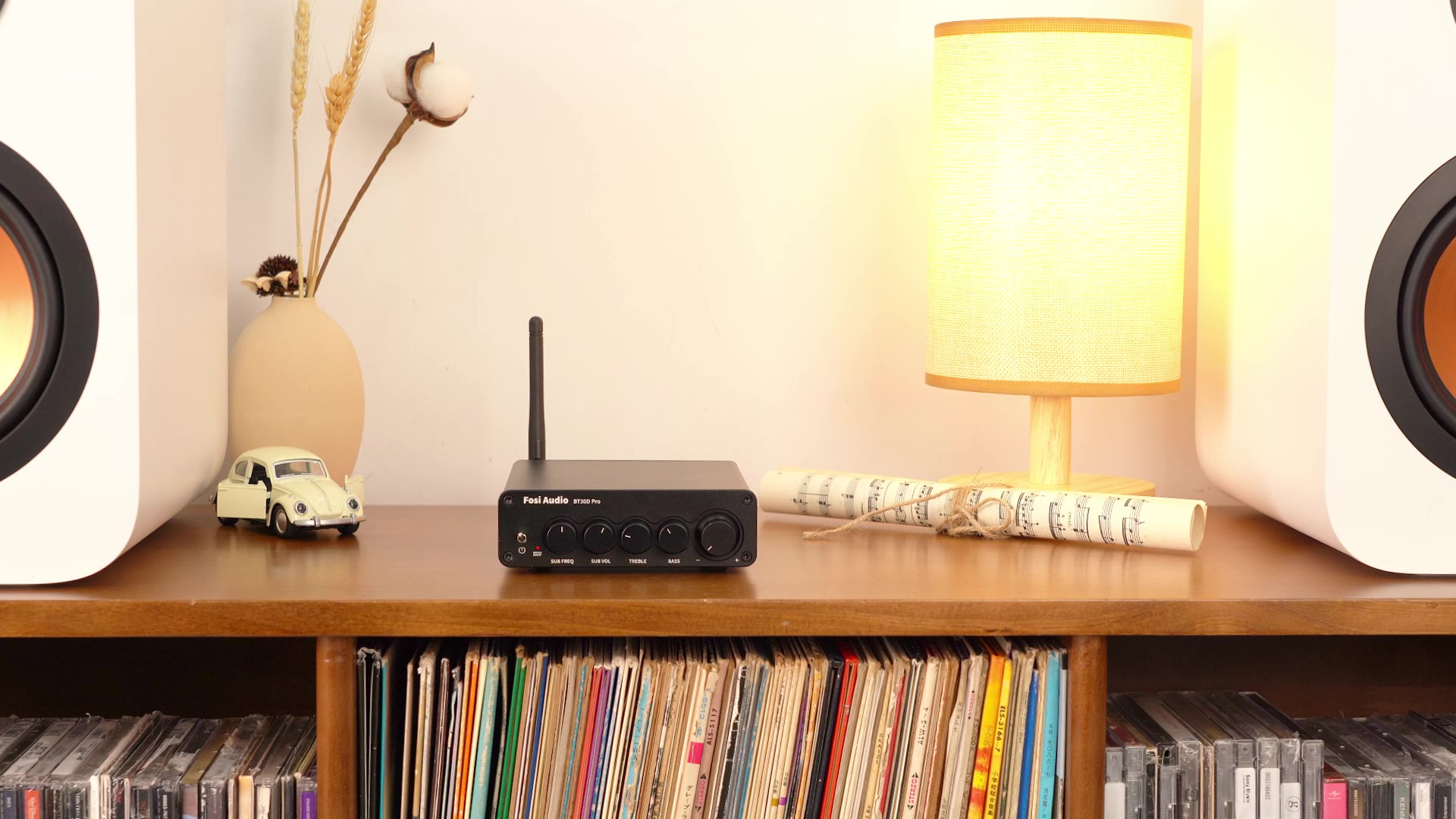Fosi Audio Bluetooth Subwoofer Amplifier 2.1, BT30D Pro Subwoofer
