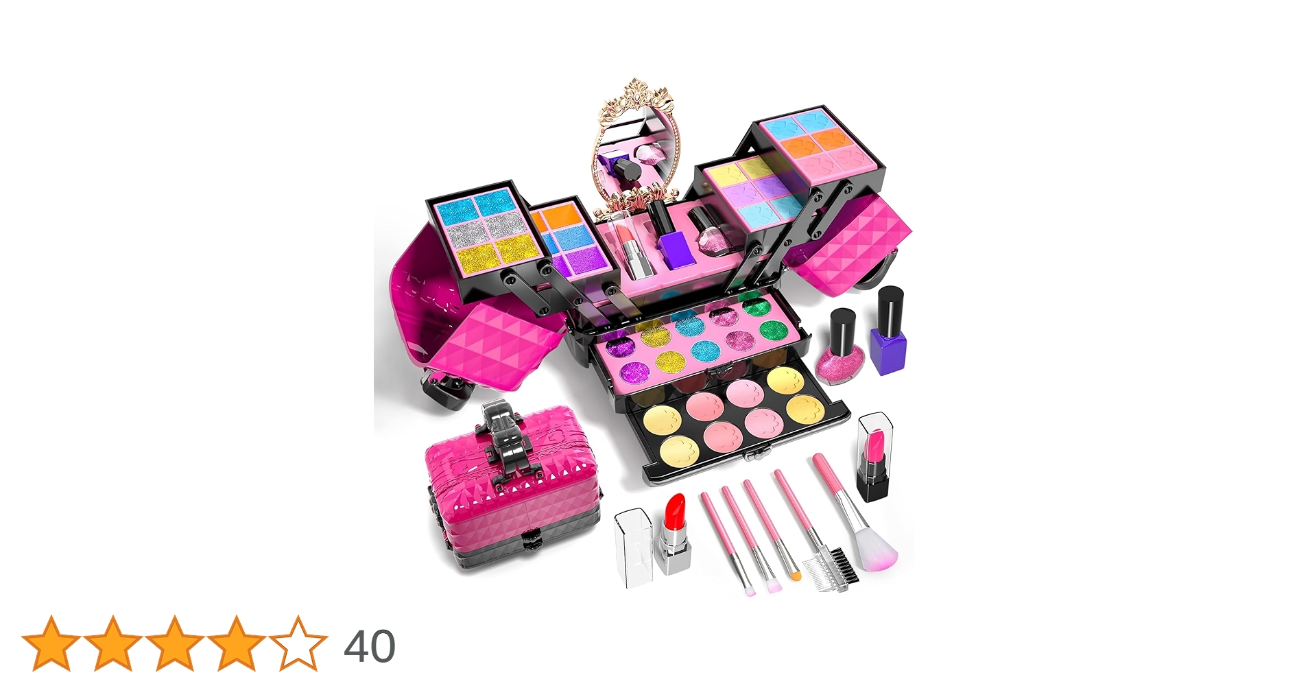 Amazon | Bobblyfun メイクセット 女の子 おもちゃ キッズコスメ