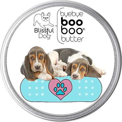 The Blissful Dog Mantequilla Booboo TIN Basset Hound de 2 oz