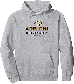 Adelphi Panthers Icon Logo Officially Licensed Pullover Hoodie