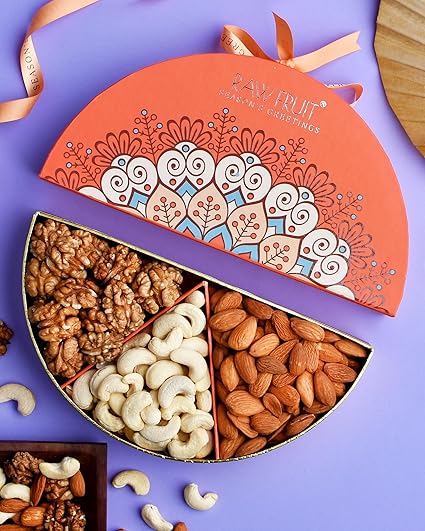 Dry Fruits Combo Pack Dry Fruits Gift Box Mixed Dry Fruits & Nuts Dry Fruits Hamper Orange DBOX Walnut Cashew Almond