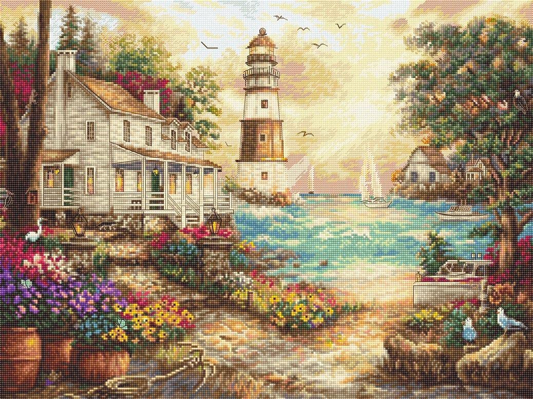 Letistitch Cross Stitch Set, Multicoloured, 42x32cm