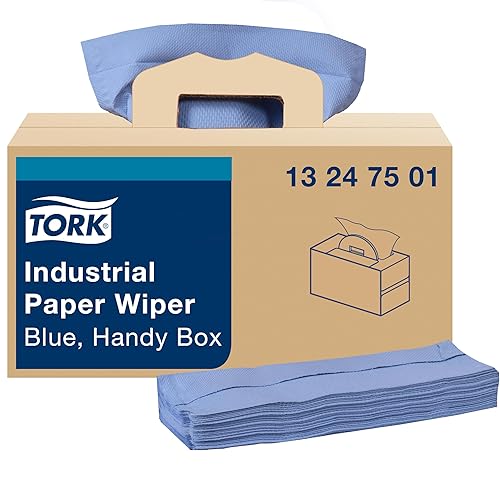 Tork Limpiaparabrisas de papel industrial azul, Handy Box W7 de 4 capas, 1 x 180 pies, 13247501 disponible en Yaxa Costa Rica
