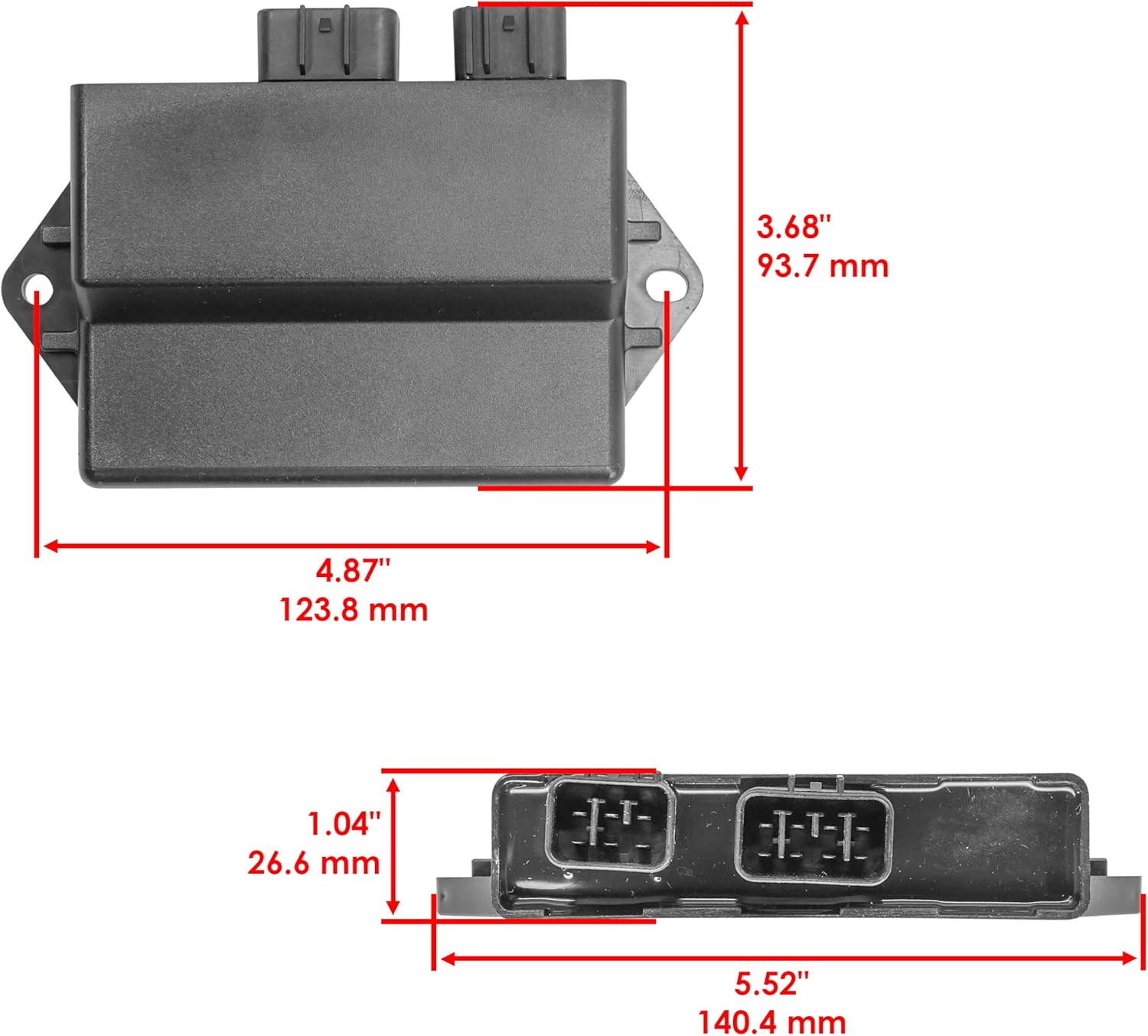 Caltric CDI Module Compatible with Yamaha Warrior 350 Yfm350X 348Cc 1997-2001